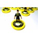 Subbuteo Andrew Table Soccer AEK Athens Custom kit on Aeolus Professional Bases